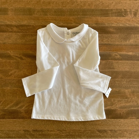 NWT OshKosh Peter Pan Collar Long Sleeve - Picture 3 of 5